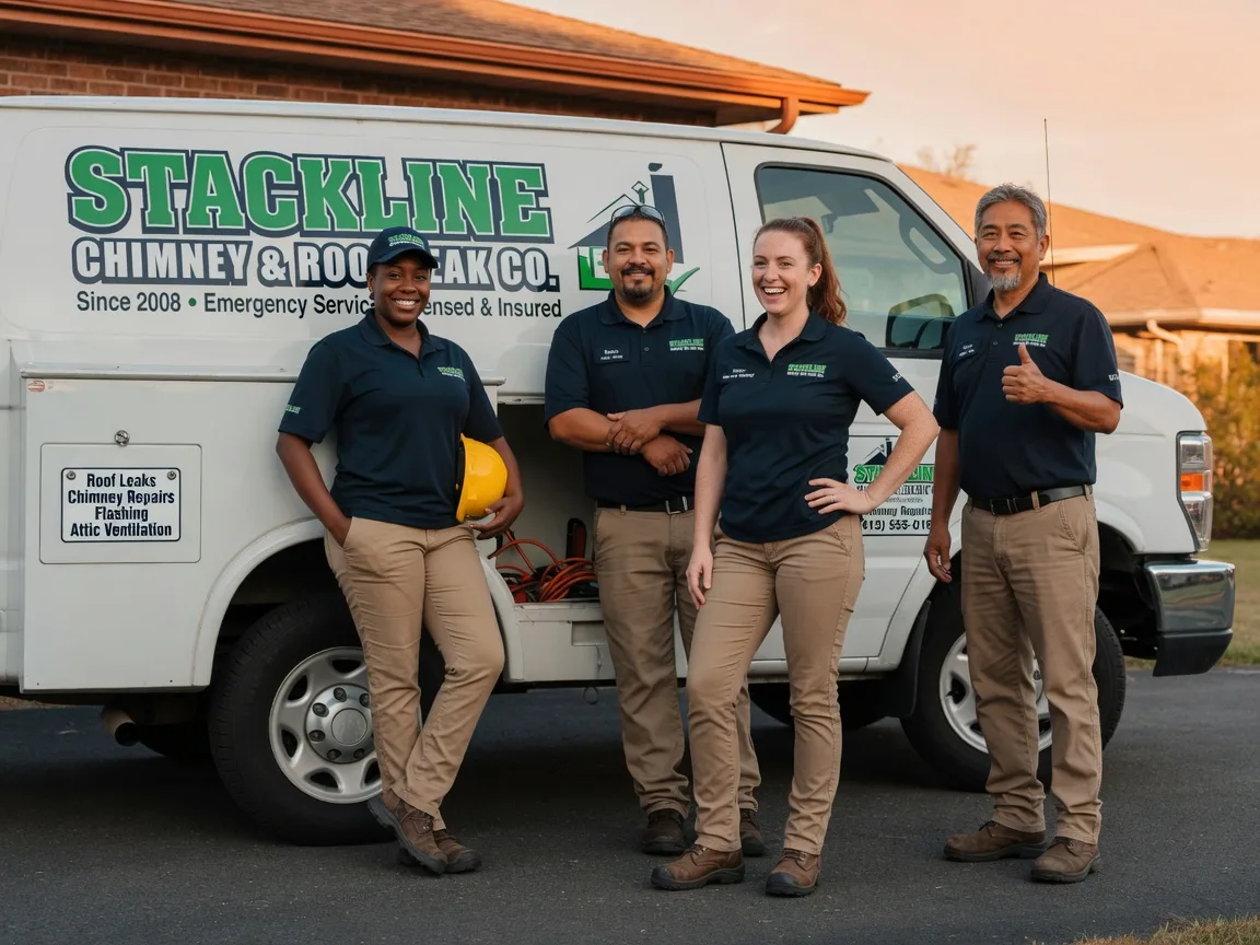 Chimney flashing repair company in Midpines, CA
